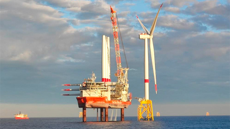 Wikinger offshore wind farm.