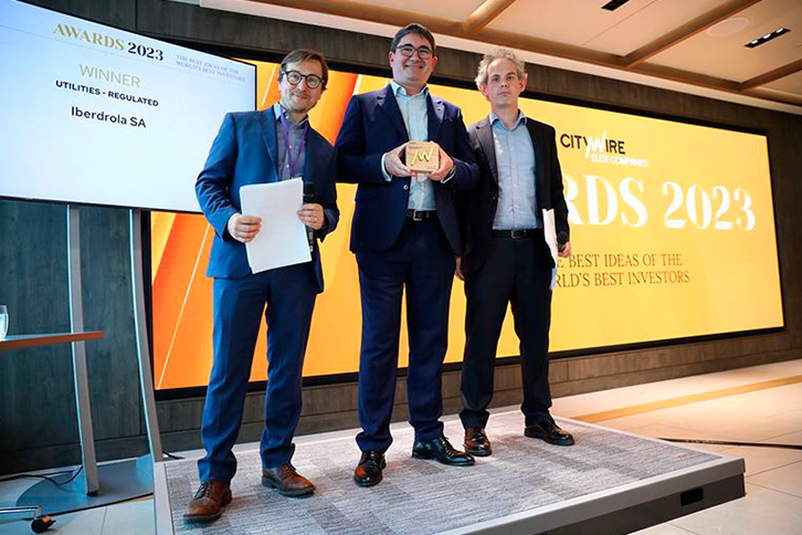 Ganamos el premio a la mejor ‘utility’ regulada de EMEA entregado por Citywire