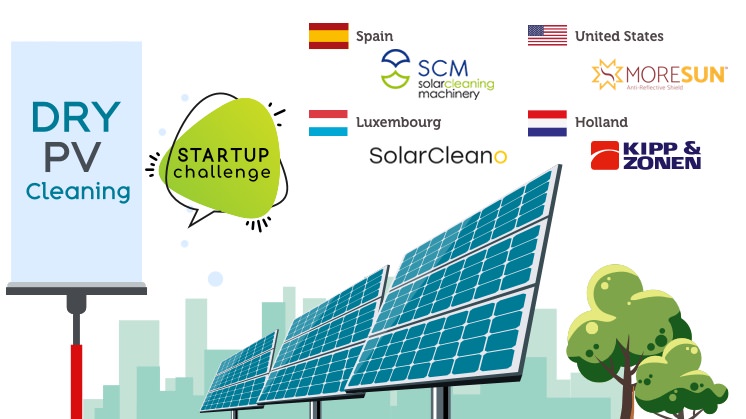 Conoce a los cuatro ganadores del NewTech Challenge Limpieza de paneles fotovoltaicos.