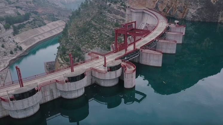 Complejo hidroeléctrico de Cortes-La Muela (Valencia).