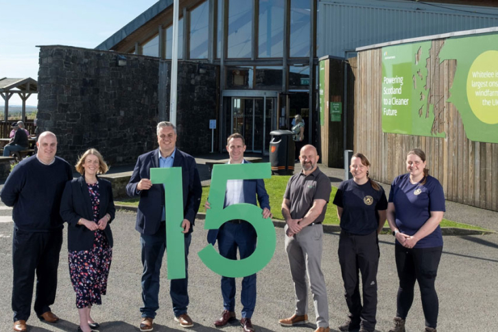Foto de la celebración en Whitelee