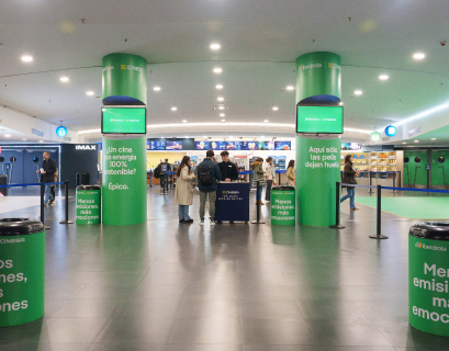 Iberdrola España se une a Cinesa para llevar la energía renovable a la gran pantalla