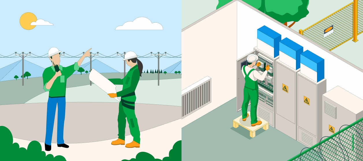 Smart worker y seguridad en el trabajo de redes