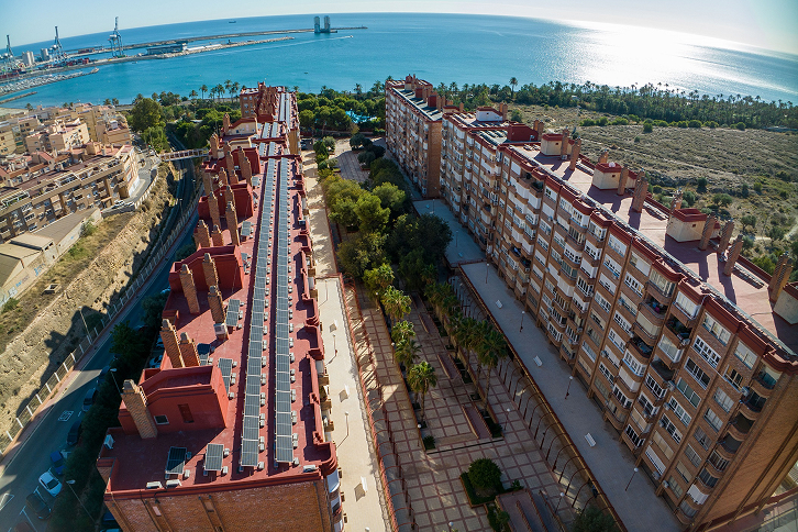 Comunidad solar El Palmeral en Alicante, Comunidad Valenciana