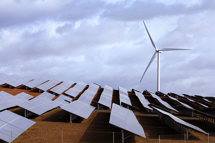 Parque eólico y fotovoltaíco de Iberdrola