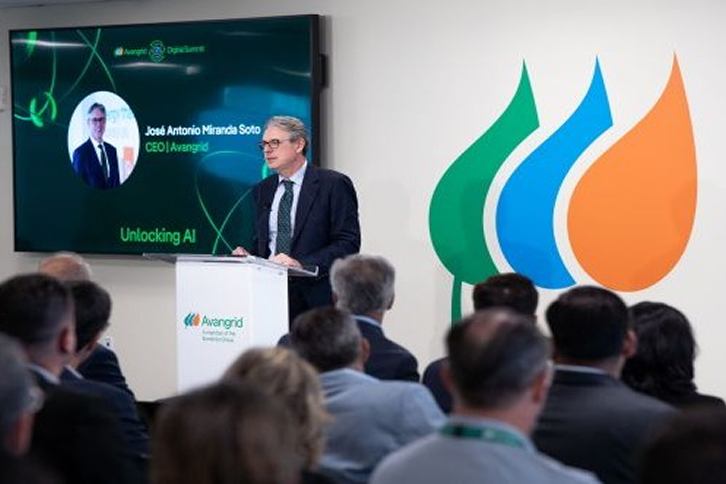 Jose Antonio Miranda, CEO de Avangrid, durante la celebración de la V edición del Digital Summit de Avangrid