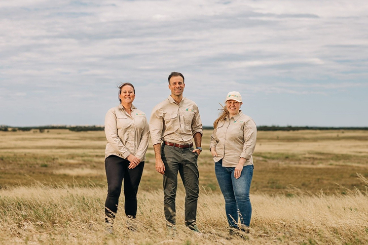 El proyecto de restauración de Talia Station tiene como objetivo recuperar el bosque nativo de sheoak caído.