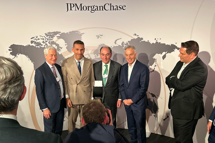 El presidente de Iberdrola, Ignacio Galán, ha participado en conversaciones con representantes internacionales de alto nivel en el foro de Davos 2026.